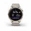 Умные часы Garmin EPIX PRO (Gen 2) Sapphire Edition 42 мм, золотистый корпус с нейлоновым ремешком сливочного цвета