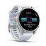 Умные часы Garmin Fenix 8, 43 мм, AMOLED, Silver with White Stone silicone band