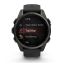 Умные часы Garmin Fenix 8, 43 мм, AMOLED, Sapphire Carbon Gray DLC Titanium with black/pebble gray silicone band