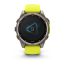 Умные часы Garmin Fenix 8, 47 мм, Solar, Sapphire titanium with an amp yellow/graphite silicone band