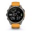Умные часы Garmin Fenix 8, 51 мм, AMOLED, Sapphire Titanium with spark orange/graphite silicone band