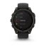 Умные часы Garmin Fenix 8, 47 мм, Solar, Sapphire carbon gray DLC titanium with black/pebble gray silicone