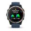 Garmin QUATIX 7 Sapphire титановый с синим силиконовым ремешком, изображение 4