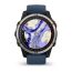 Garmin QUATIX 7 Sapphire титановый с синим силиконовым ремешком, изображение 2
