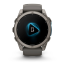 Умные часы Garmin Fenix 9, 51 мм, AMOLED, Sapphire Titanium with Pebble Gray Silicone Band, изображение 2