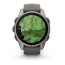 Умные часы Garmin Fenix 9, 43 мм, AMOLED, Sapphire Titanium with Pebble Gray Silicone Band, изображение 3