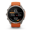 Умные часы Garmin Fenix 9 PRO, 51 мм, AMOLED, Sapphire Titanium with Autumn Orange/Spark Orange Silicone Band, изображение 7