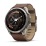 Умные часы Garmin Fenix 9 PRO INREACH, 51 мм, AMOLED, Sapphire Titanium with Walnut Leather Band