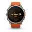 Умные часы Garmin Fenix 9 PRO INREACH, 51 мм, AMOLED, Sapphire Titanium with Autumn Orange/Spark Orange Silicone Band, изображение 9