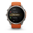 Умные часы Garmin Fenix 9 PRO INREACH, 51 мм, AMOLED, Sapphire Titanium with Autumn Orange/Spark Orange Silicone Band, изображение 3