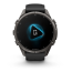 Умные часы Garmin Fenix 9 PRO INREACH, 43 мм, AMOLED, Sapphire Carbon Gray DLC Titanium with Black/Pebble Gray Silicone Band, изображение 2