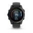 Умные часы Garmin Fenix E, 47 мм, AMOLED, Slate gray steel with black silicone band