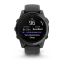 Умные часы Garmin Fenix E, 47 мм, AMOLED, Slate gray steel with black silicone band