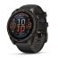 Умные часы Garmin Fenix 8, 47 мм, AMOLED, Sapphire Carbon Gray DLC Titanium with Black/Pebble Gray Silicone Band