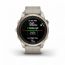 Умные часы FENIX 7S PRO Sapphire Solar золотистый корпус с кожаным ремешком цвета известняка
