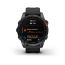 Умные часы Garmin FENIX 7S Solar серый с черным силиконовым ремешком