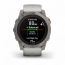 Умные часы Garmin FENIX 7X PRO Sapphire Solar Edition Титановый корпус с дымчато-серым оранжевым ремешком