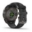 Умные часы Garmin Fenix 8, 47 мм, AMOLED, Sapphire Carbon Gray DLC Titanium with Black/Pebble Gray Silicone Band