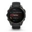 Умные часы Garmin Fenix 8, 47 мм, AMOLED, Sapphire Carbon Gray DLC Titanium with Black/Pebble Gray Silicone Band